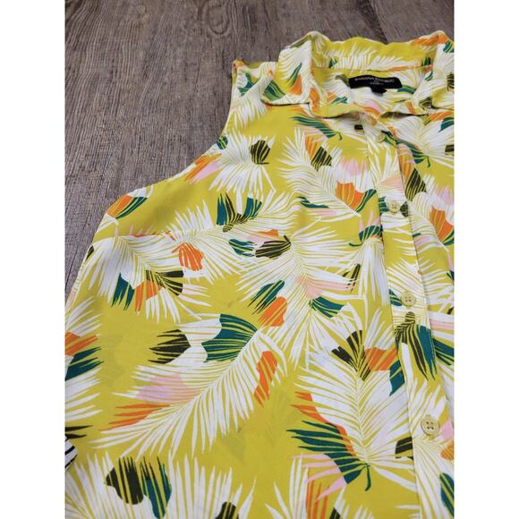 Banana Republic & Express Semi Sheer Sleeveless Tank Top Shirt Blouses Medium - Picture 2 of 6